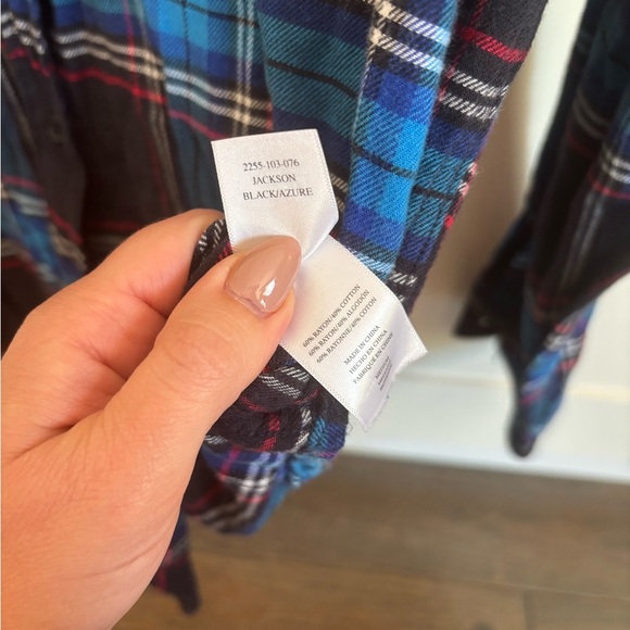 RAILS HUNTER PLAID BUTTOM UP SHIRT SIZE M - Picture 6 of 8